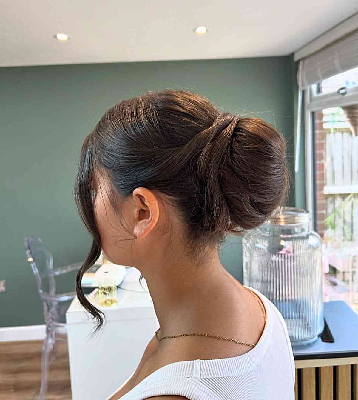 Elegant Twisted Low Bun — Clean Girl Hairstyles