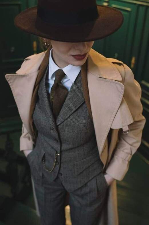 Layered Vest and Tie for a Classic, Academic Workwear Vibe — Workwear Aesthetic Outfits