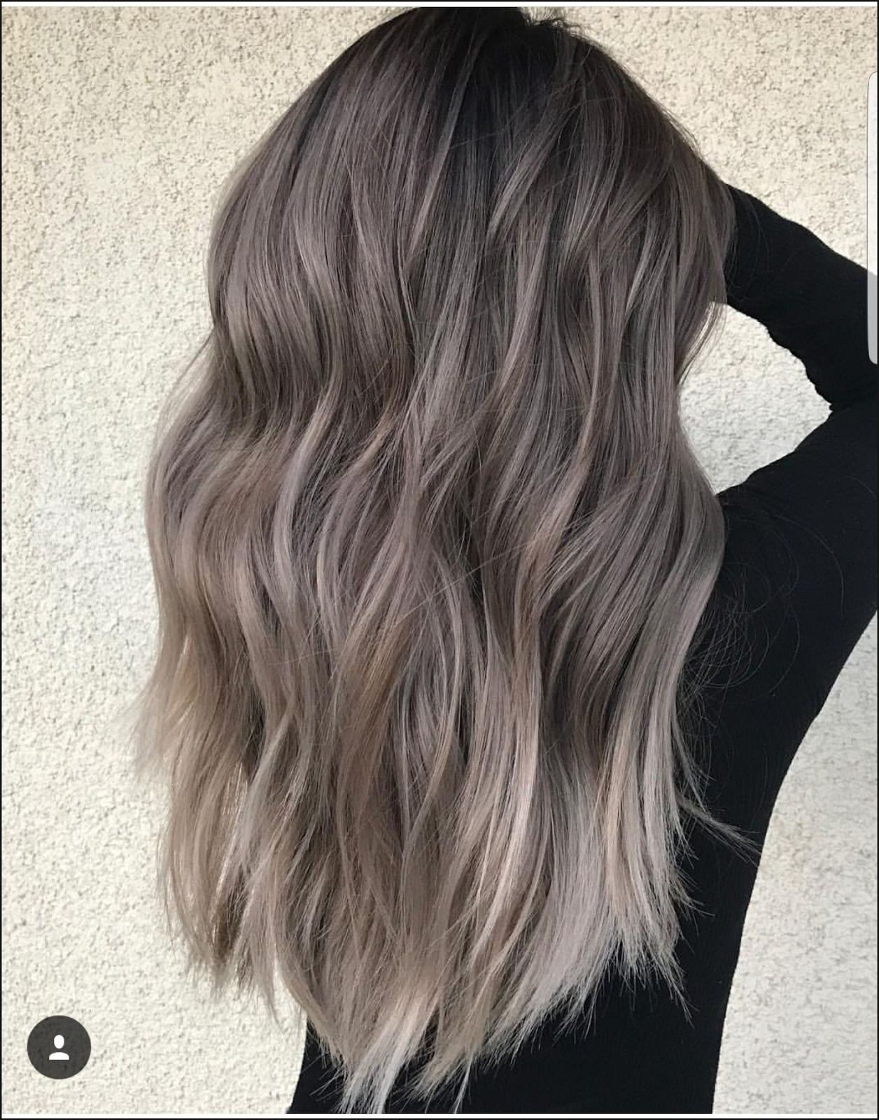 Cool Ash Brown With Silvery Balayage Cool Ash Brown With Silvery Balayage — Hair Color Trends