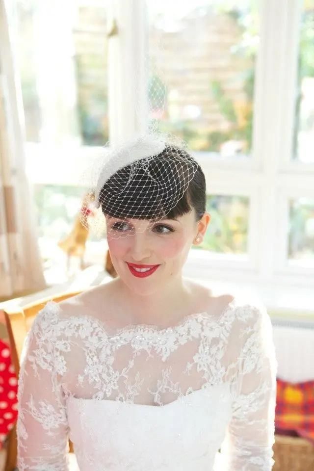 Chin Length Visual Idea — Vintage Wedding Hairstyles