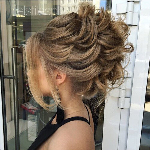 Light Brown Voluminous Sculpted Updo Light Brown Voluminous Sculpted Updo — Prom Hairstyles for Long Hair