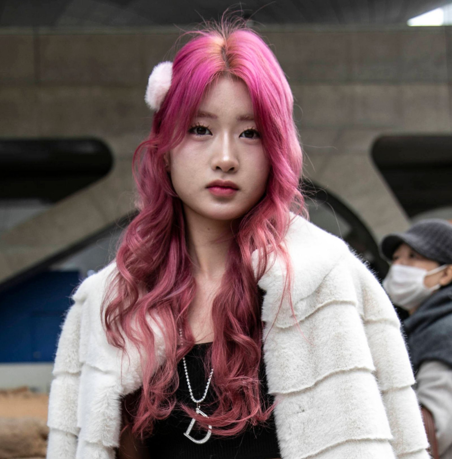 Vibrant Pink Layered Waves Vibrant Pink Layered Waves — Hair Color for Asian Hair