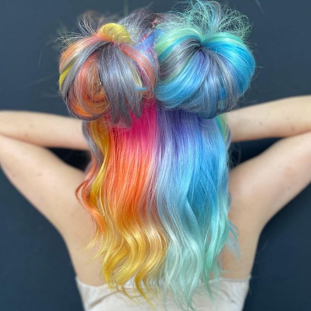 Rainbow Ombre Visual Idea Rainbow Ombre Visual Idea — Pastel Rainbow Hair