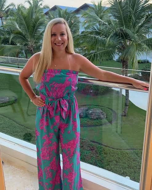 Strapless Tropical Jumpsuit for Vibrant Resort Vibes Strapless Tropical Jumpsuit for Vibrant Resort Vibes — Dominican Republic Outfits