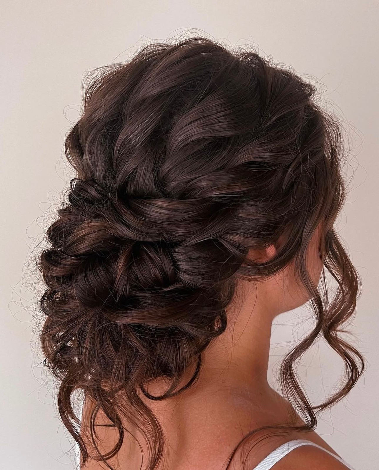 Romantic Twisted Updo with Loose Curls — Natural Hair Updo