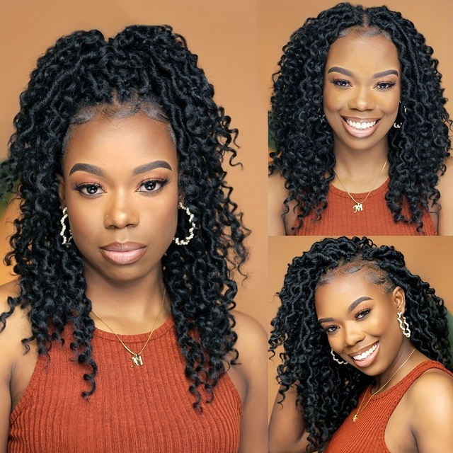 Shoulder-Length Soft Faux Locs