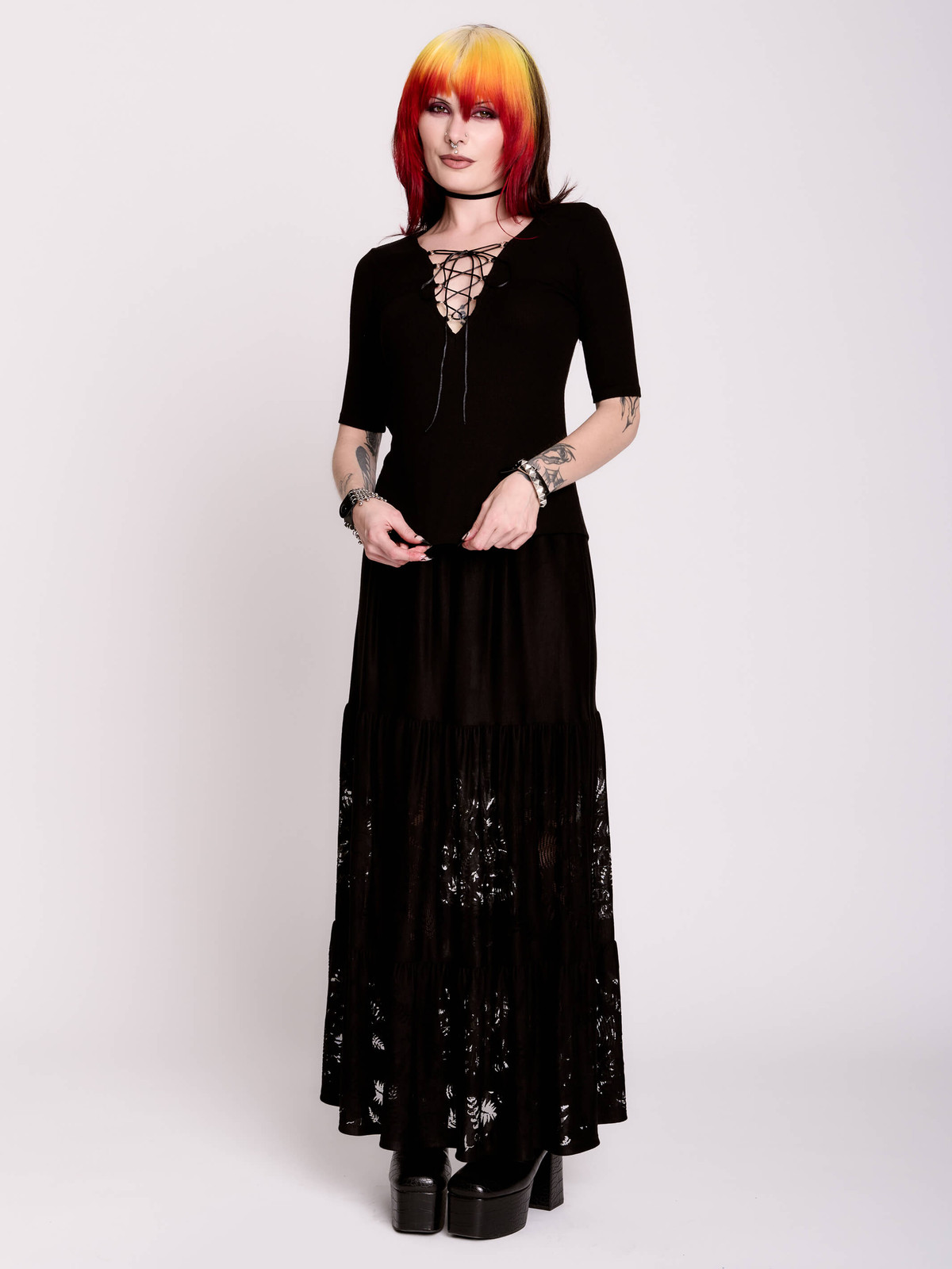 Platform Boots Outfit Idea Platform Boots Outfit Idea — Witchy Outfits