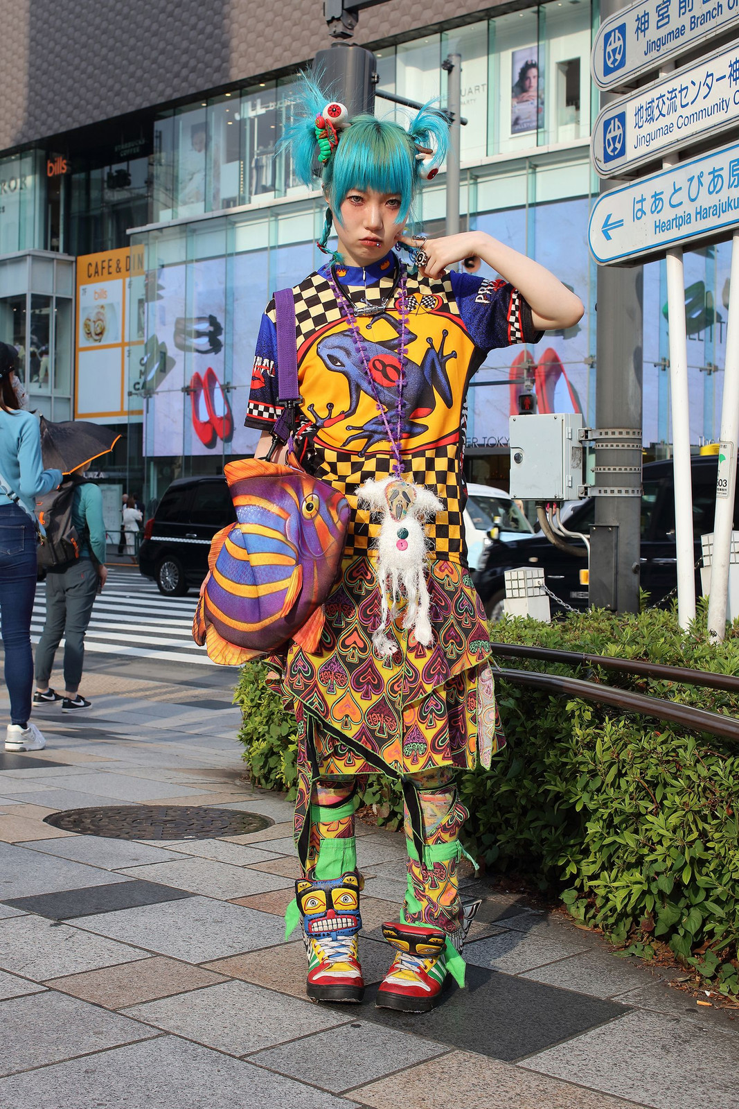 Harajuku Extravaganza: Vibrant Graphics and Eclectic Accessories — Tokyo Outfits