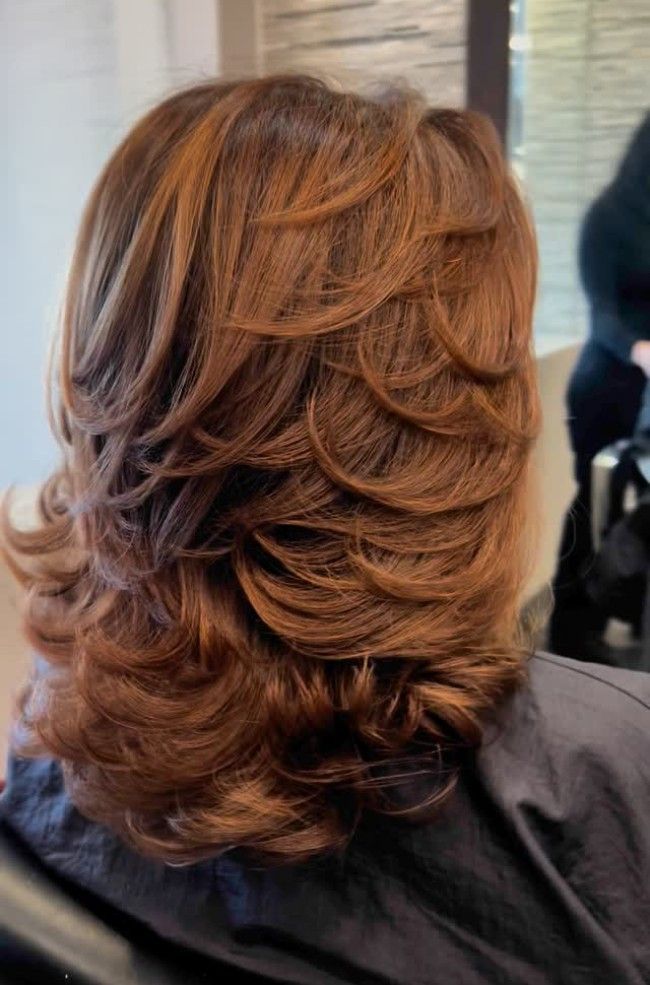 Rich Auburn With Copper Undertones Rich Auburn With Copper Undertones — Hair Color for Women Over 50