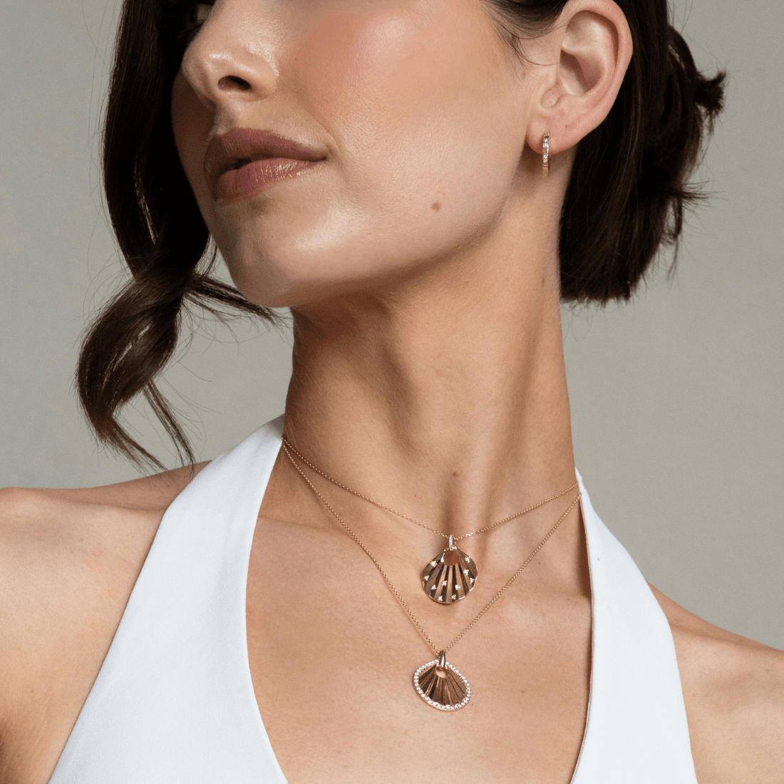 Summer Daytime Outfit Idea Summer Daytime Outfit Idea — Layered Necklaces