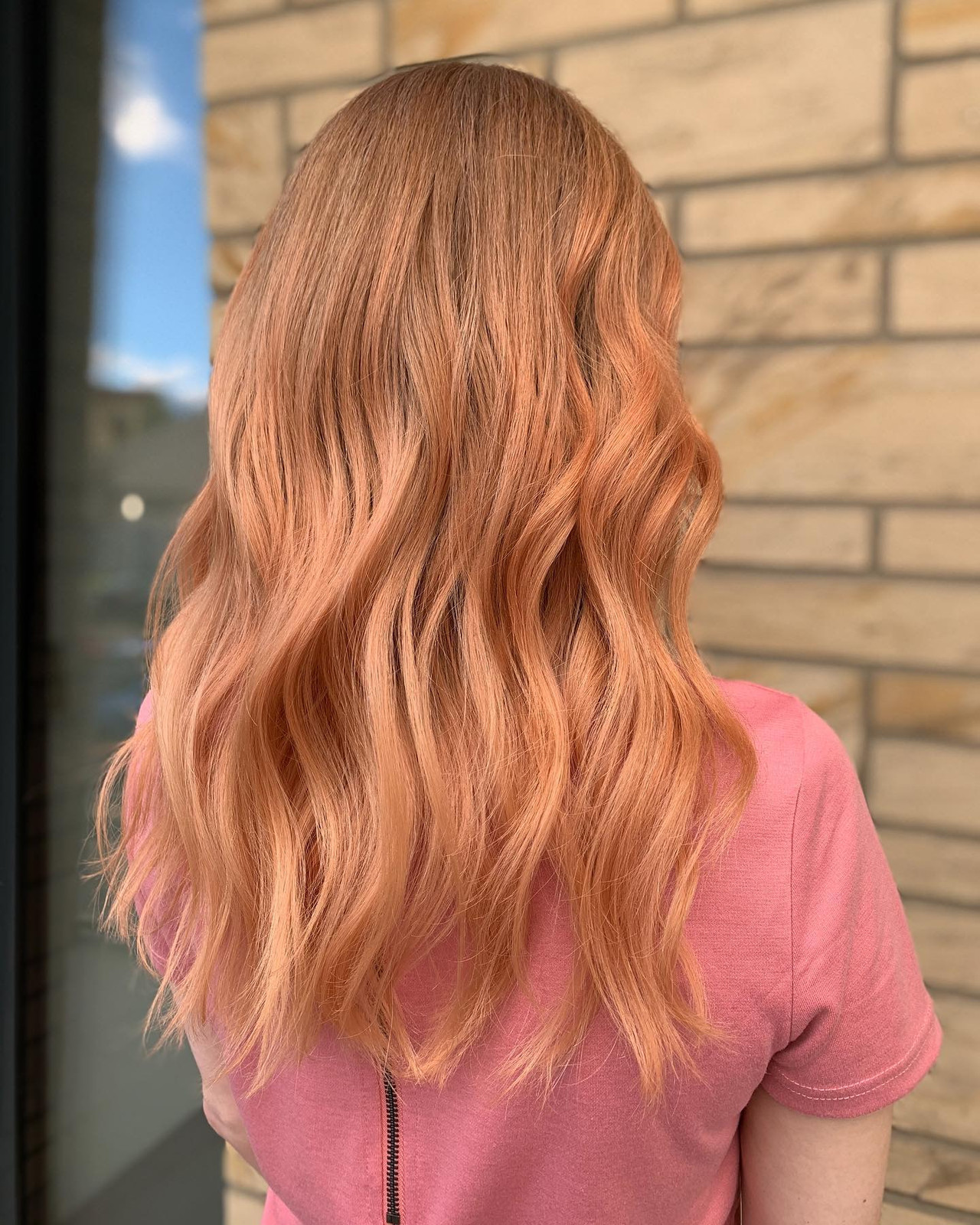 Soft Coral Waves for a Gentle Hue — Coral Hair