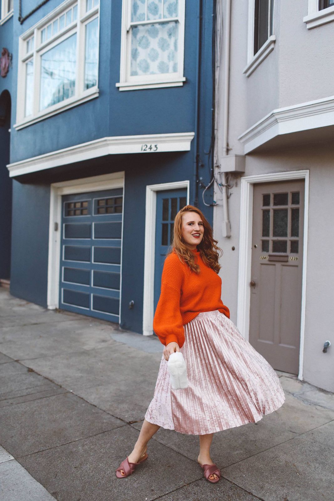 Balloon Sleeves and Metallic Skirt for a Playful San Francisco Ensemble — San Francisco Outfits