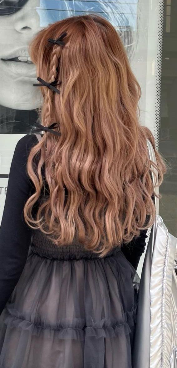 Rose Gold With Subtle Highlights Visual Idea Rose Gold With Subtle Highlights Visual Idea — Coquette Hairstyles