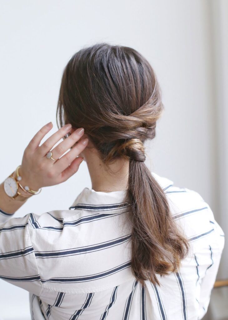 Twisted Low Ponytail — Cruise Hairstyles