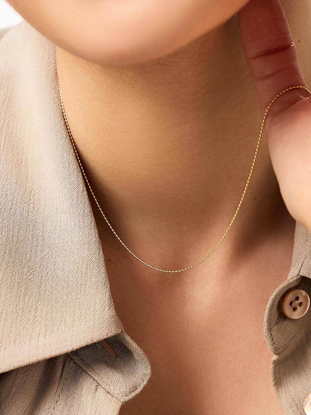 Delicate Gold Ball Chain for Minimalist Appeal — Dainty Gold Necklaces