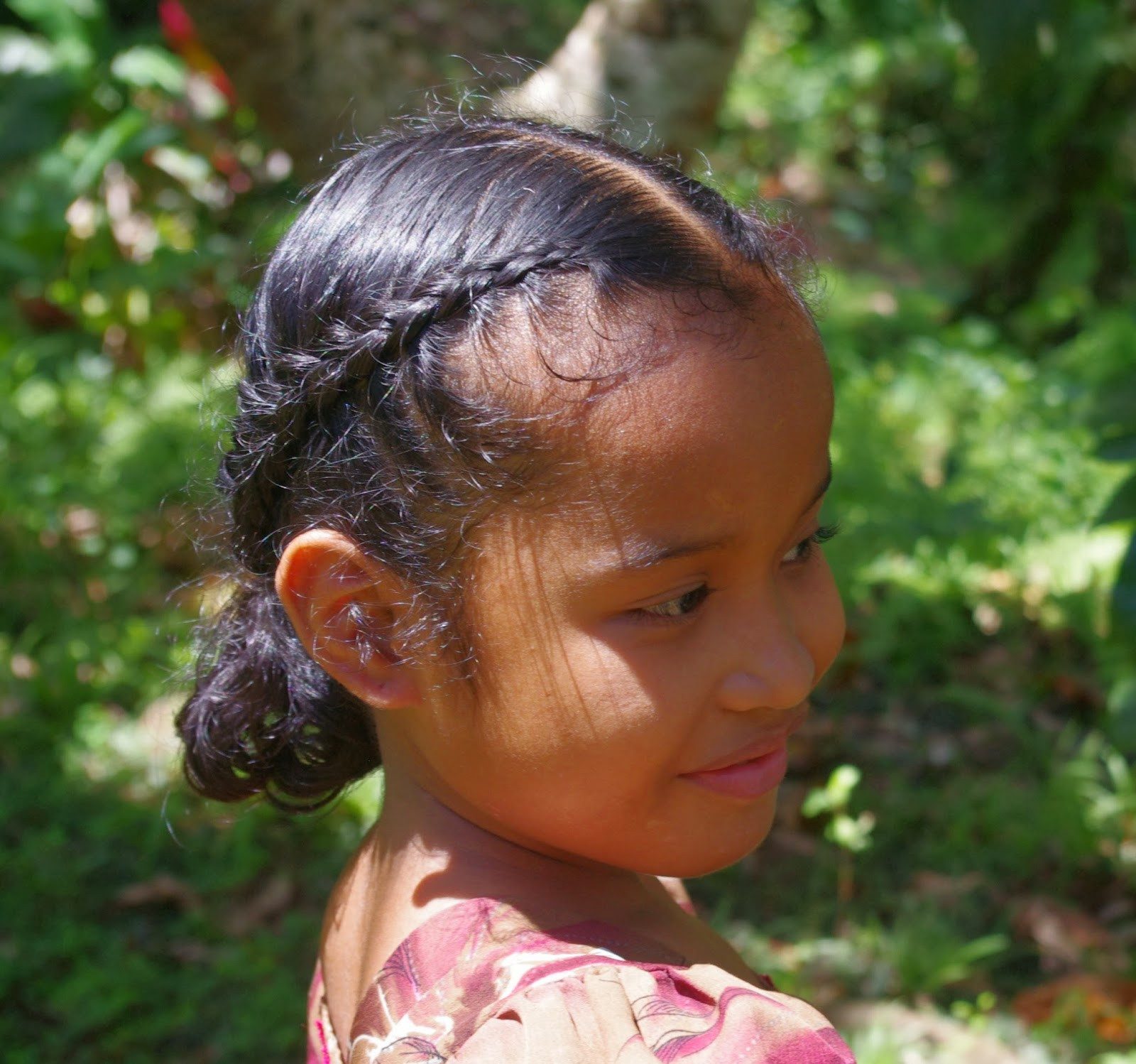French Braid to Low Ponytail French Braid to Low Ponytail — Little Girl Braids