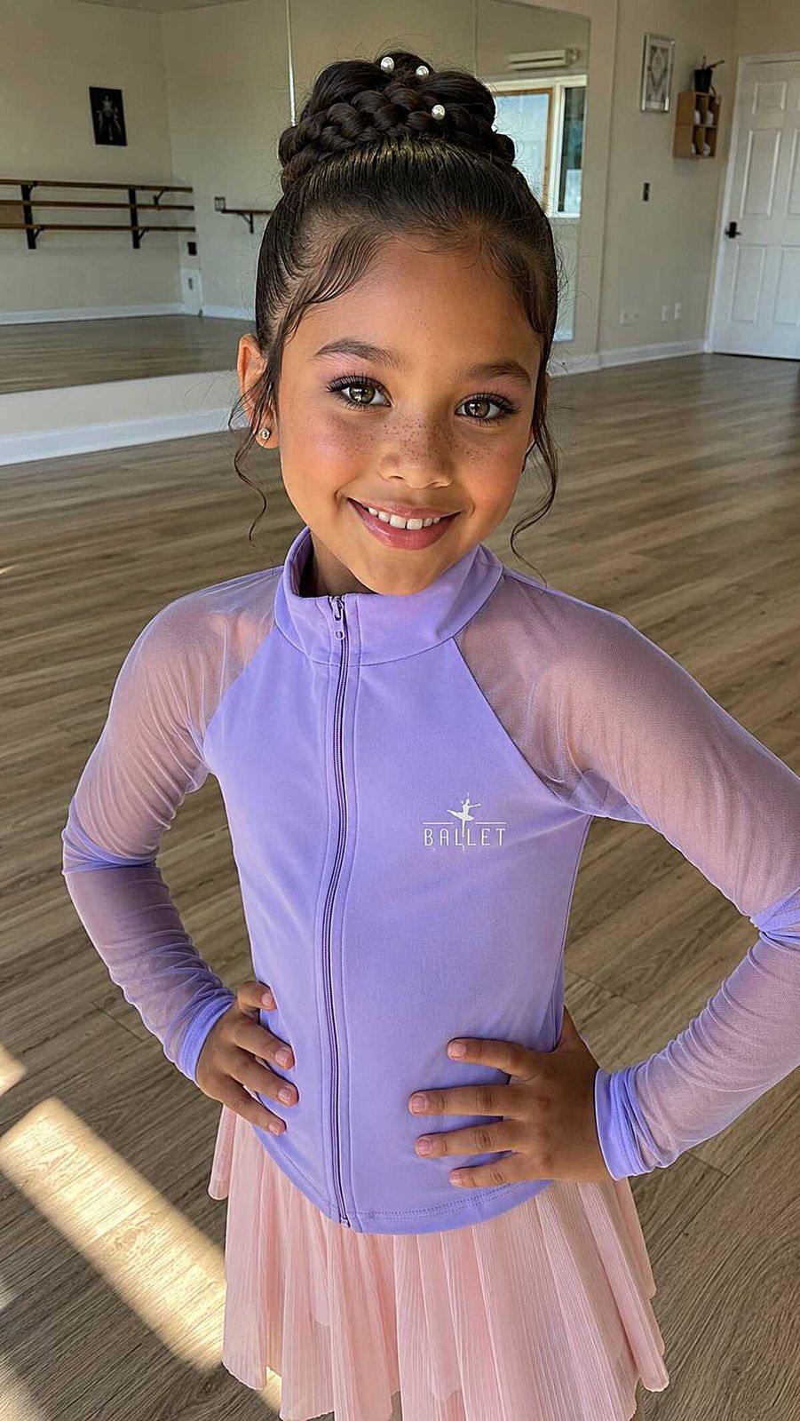Playful High Buns With Face-Framing Curls — Dance Recital Hairstyles