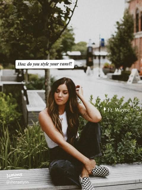 Wide-Leg Pants and Tank Top with Checkered Vans Wide-Leg Pants and Tank Top with Checkered Vans — Vans Outfits