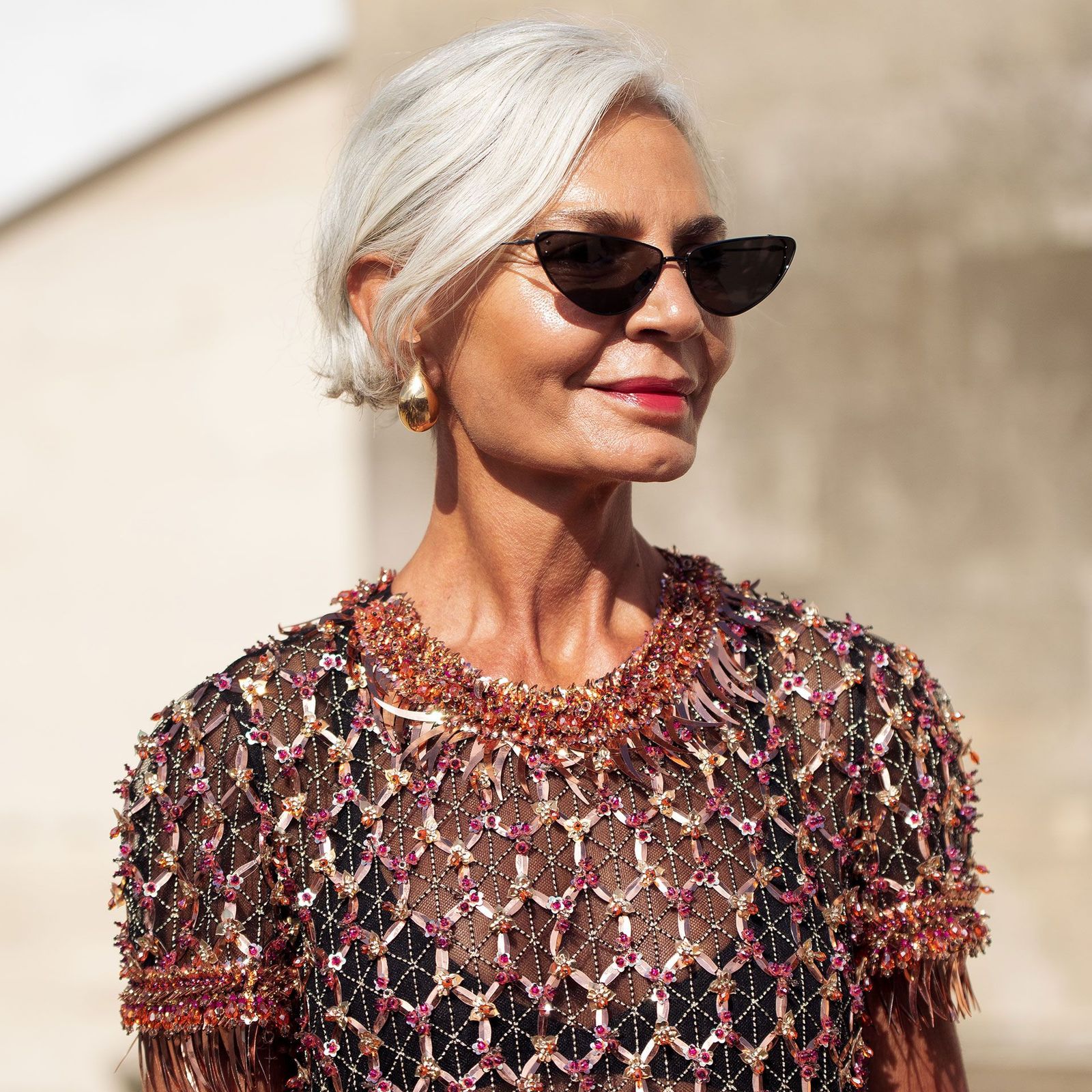 Sharp Short Silver Bob Sharp Short Silver Bob — Bob for Women Over 50
