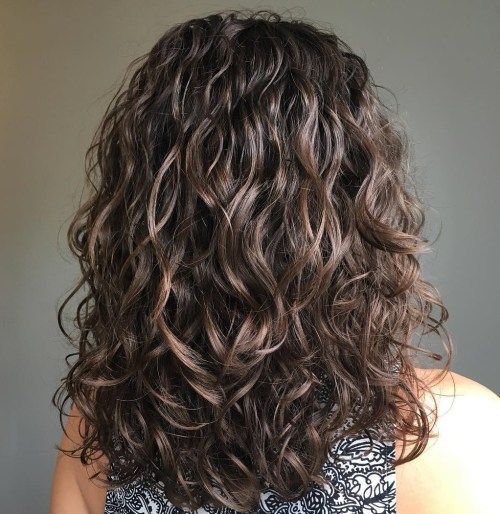 Shoulder Length Defined Waves Shoulder Length Defined Waves — Perms for Long Hair