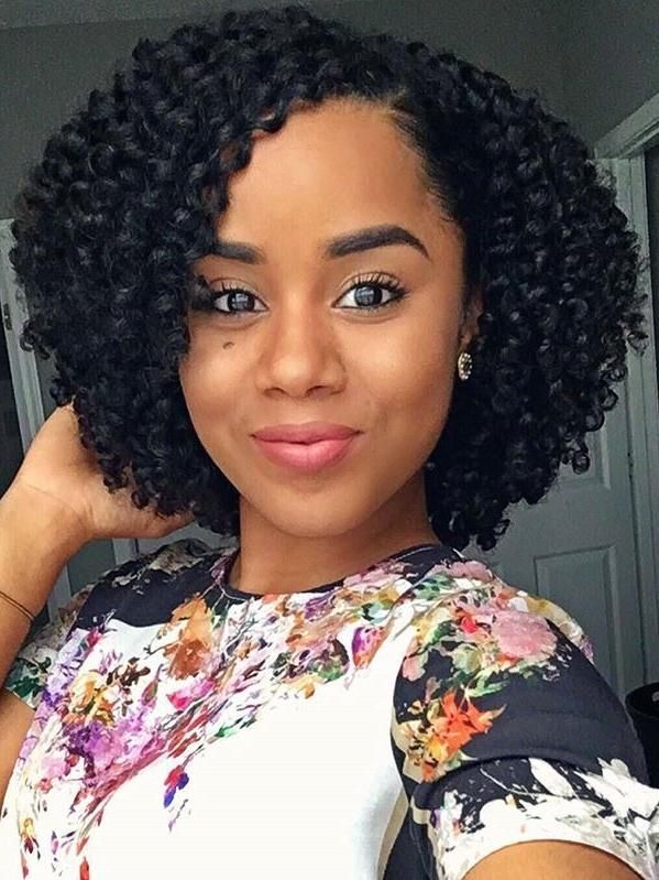 Layered Cut with Defined Curls — Short Natural Hairstyles