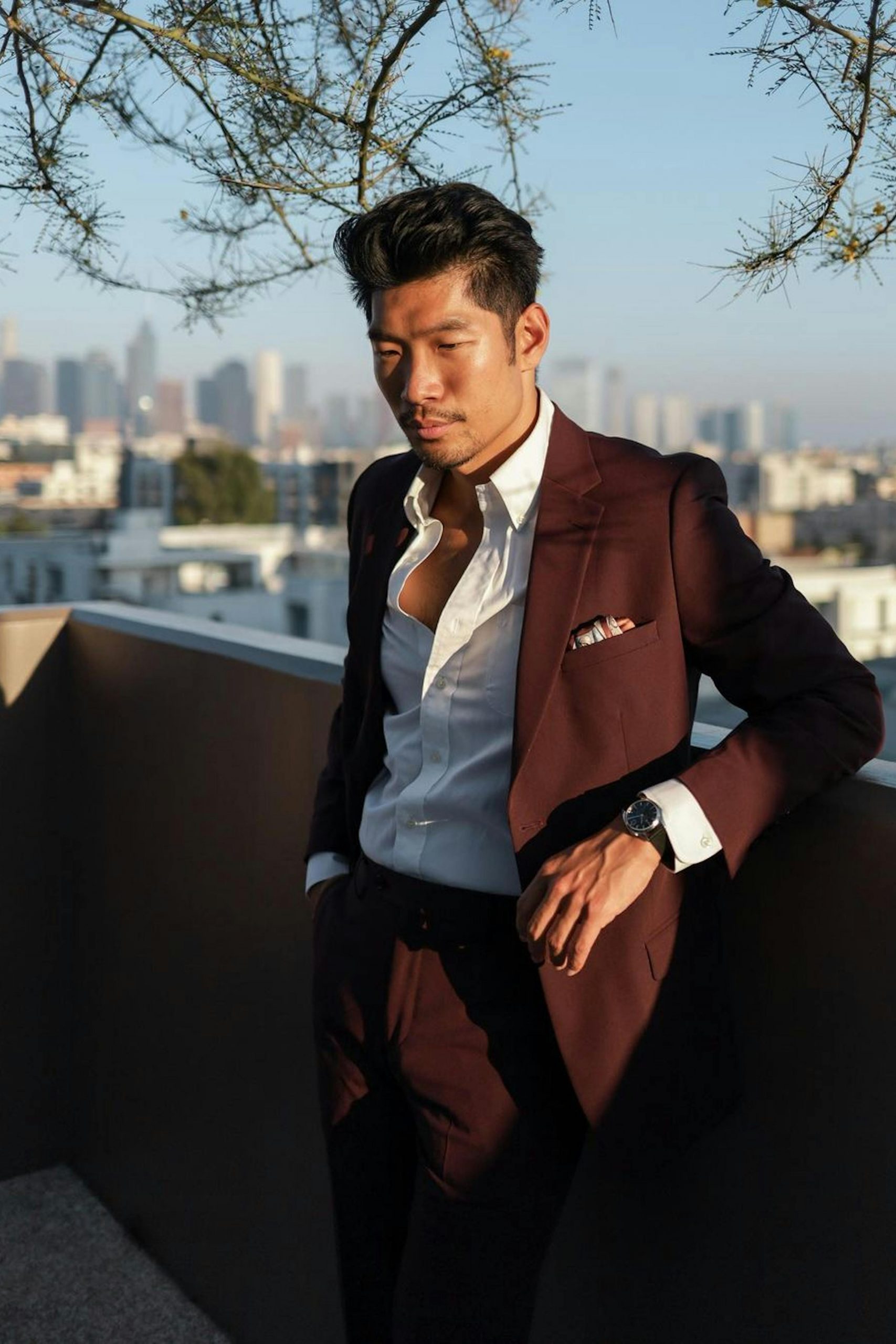 Bold Maroon Suit for a Standout Wedding Guest Look — Mens Wedding Guest Outfits