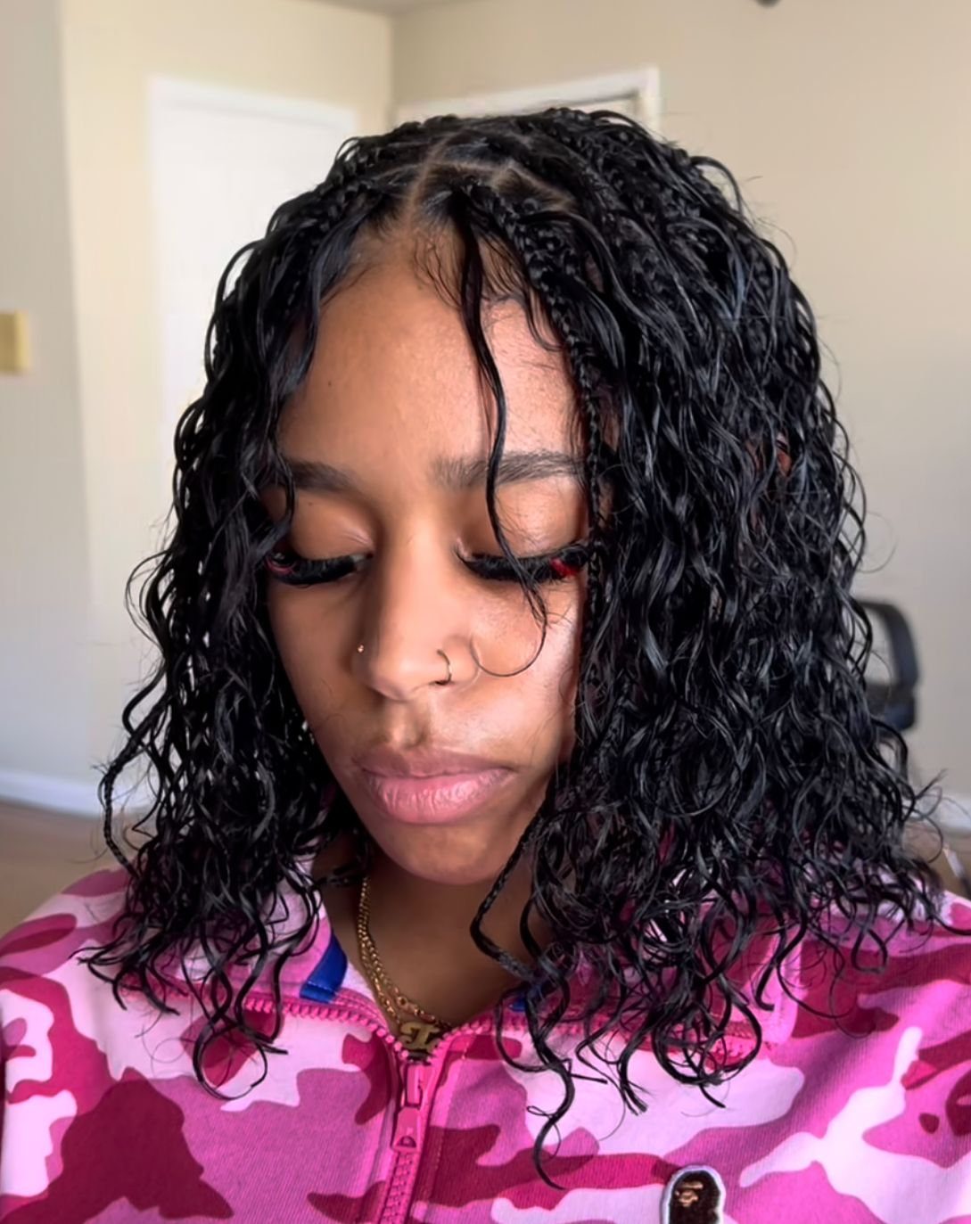 Collarbone Knotless Braids With Wet Look — Bora Bora Braids