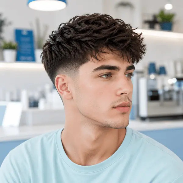Temple Visual Idea — Mid Taper Fade