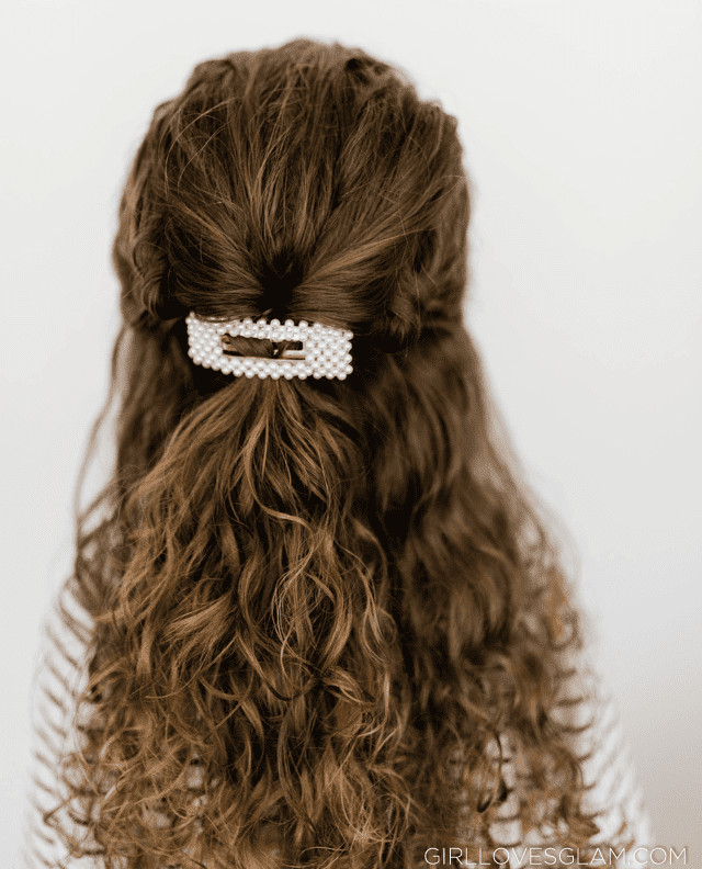 Mid-Back Dark Brown Half-Up Half-Down with Braids Mid-Back Dark Brown Half-Up Half-Down with Braids — Prom Hairstyles for Curly Hair