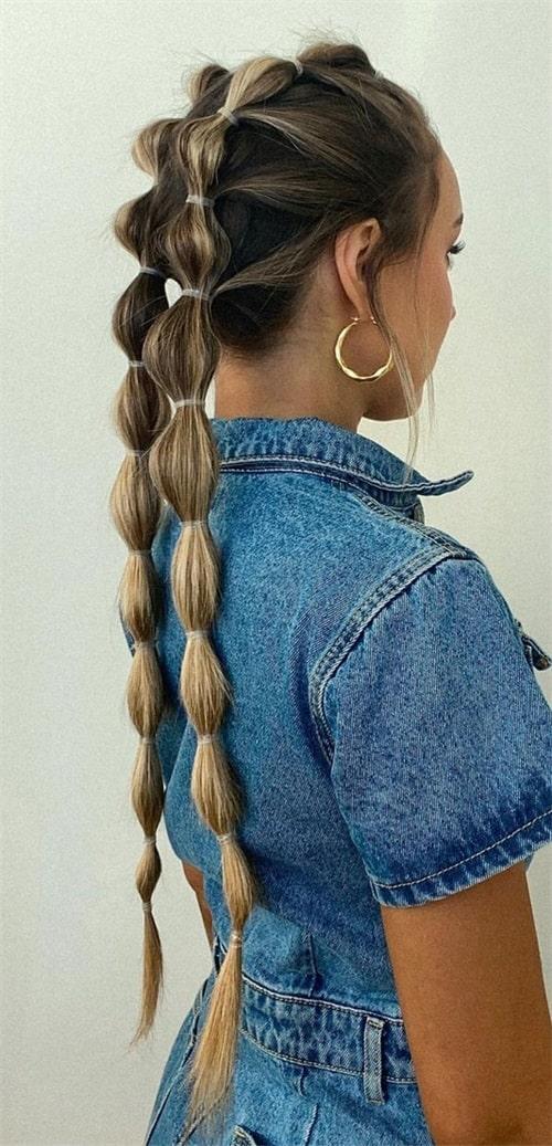 10 Hottest Bubble Braids Ideas For 2023