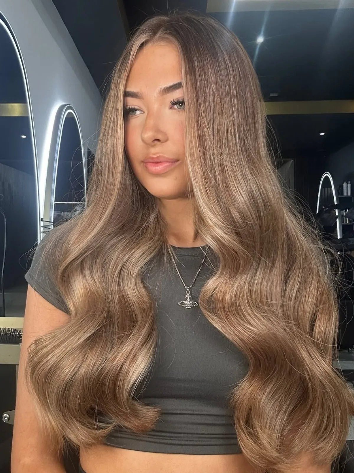 Polished Dark Blonde with Ash Dimension Polished Dark Blonde with Ash Dimension