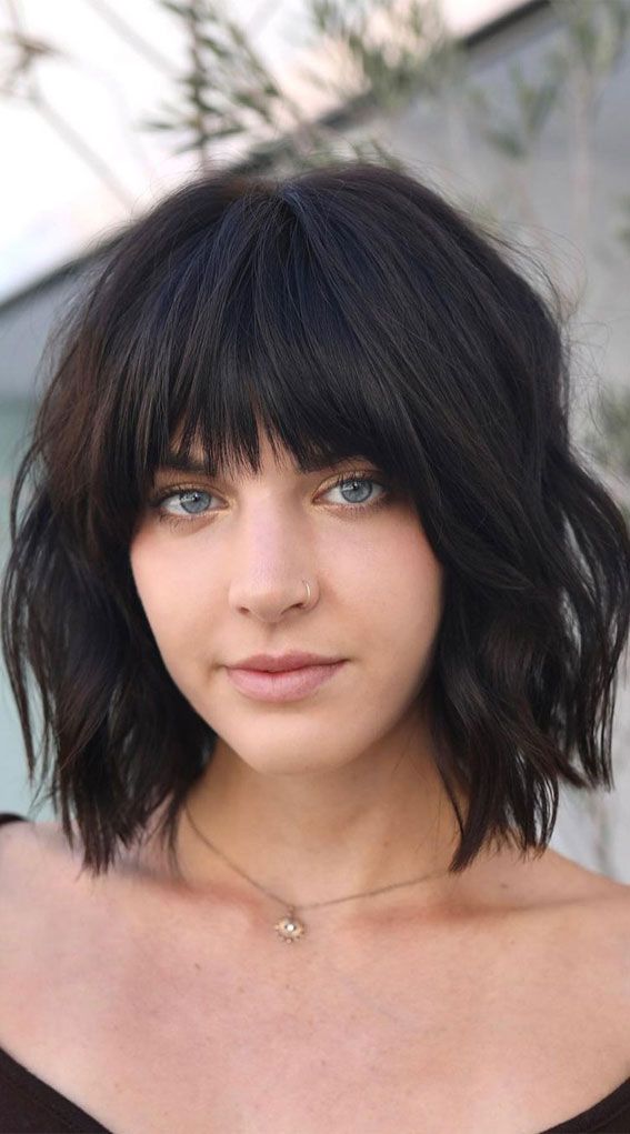 Collarbone Visual Idea Collarbone Visual Idea — Haircuts with Bangs