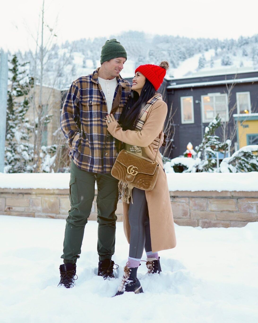 Cozy Couple's Snow Day Style Cozy Couple's Snow Day Style — Utah Outfits