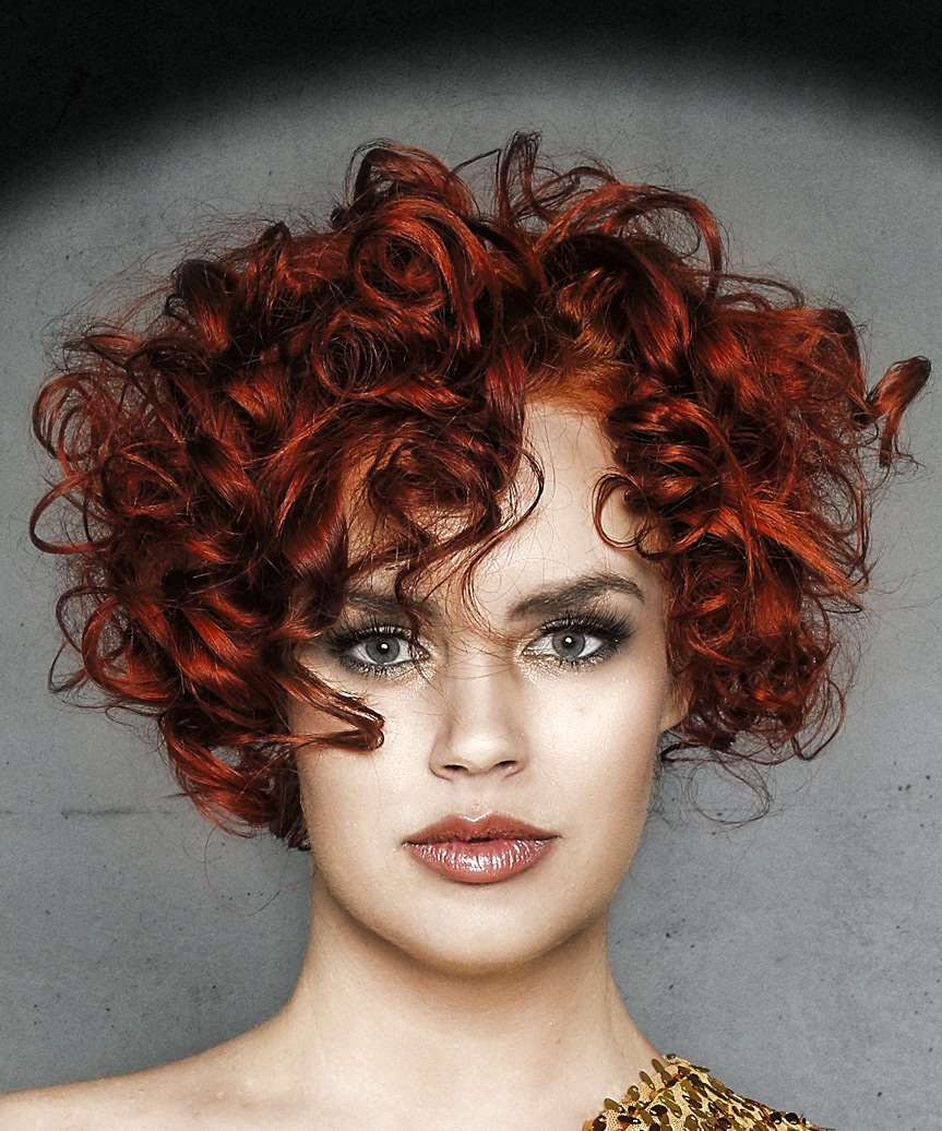 Ear Visual Idea — Red Curly Hair