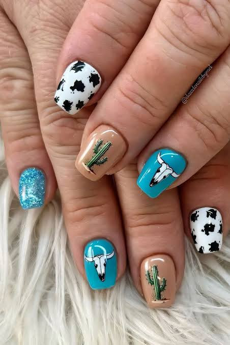 Glossy Glitter Visual Idea Glossy Glitter Visual Idea — Rodeo Nails