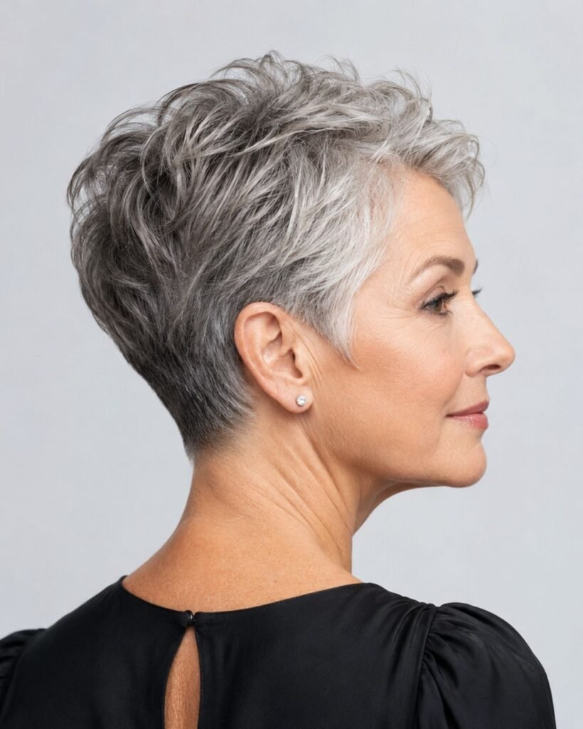 Grey Visual Idea — Volumizing Haircuts for Thin Hair