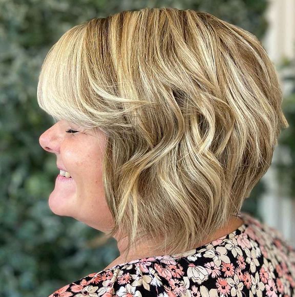 Ear Visual Idea Ear Visual Idea — Blonde Hair Over 50