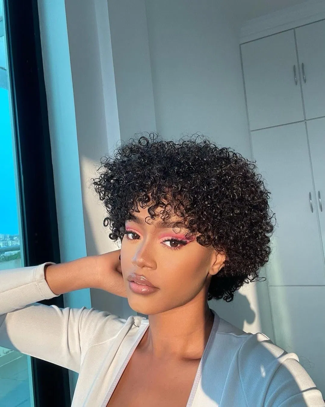 Thick Defined Curls Pixie Thick Defined Curls Pixie — Pixie Cut for Black Women