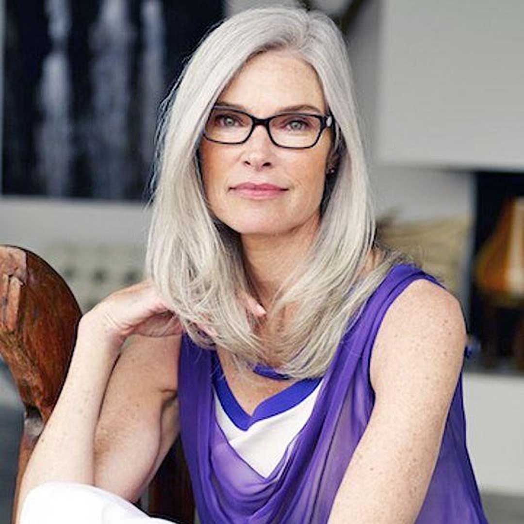 Shoulder Length Blonde Long Bob — Hairstyles with Glasses