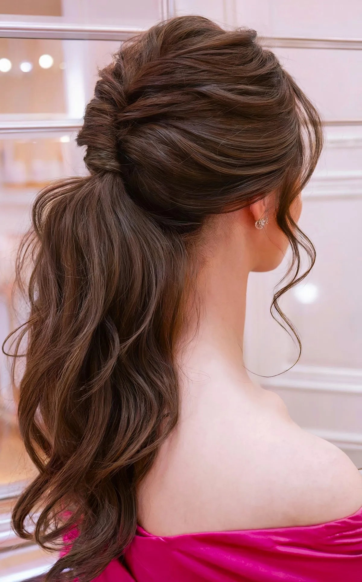 Loose Ponytail with Wispy Bangs Loose Ponytail with Wispy Bangs — Ponytail Hairstyles