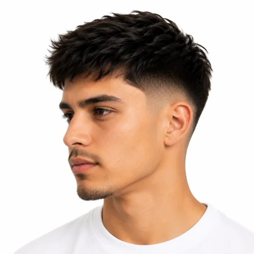 Short Visual Idea Short Visual Idea — Low Taper Fade Straight Hair