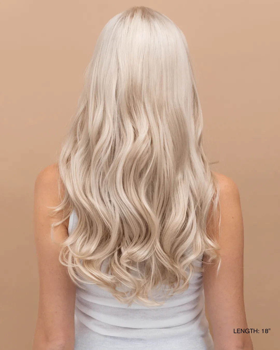 Mid-Back Ash Blonde Uniform Tone Mid-Back Ash Blonde Uniform Tone