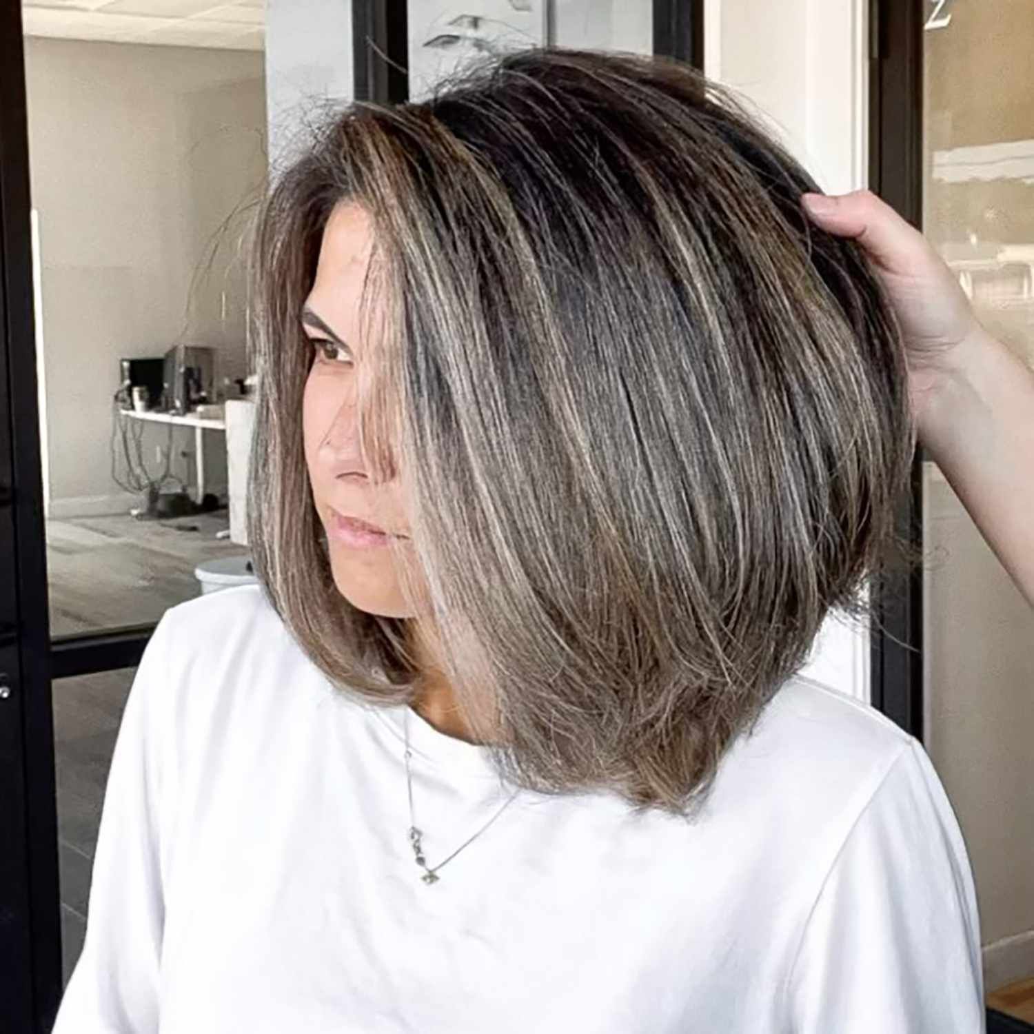 Layered Bob Visual Idea Layered Bob Visual Idea — Balayage Short Hair