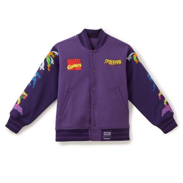 Graphic Varsity Jacket with Comic Book Flair Graphic Varsity Jacket with Comic Book Flair — Varsity Jacket Outfits