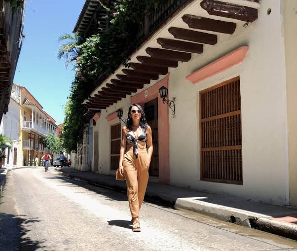 Effortless Chic: Tan Wide-Leg Jumpsuit — Cartagena Outfits