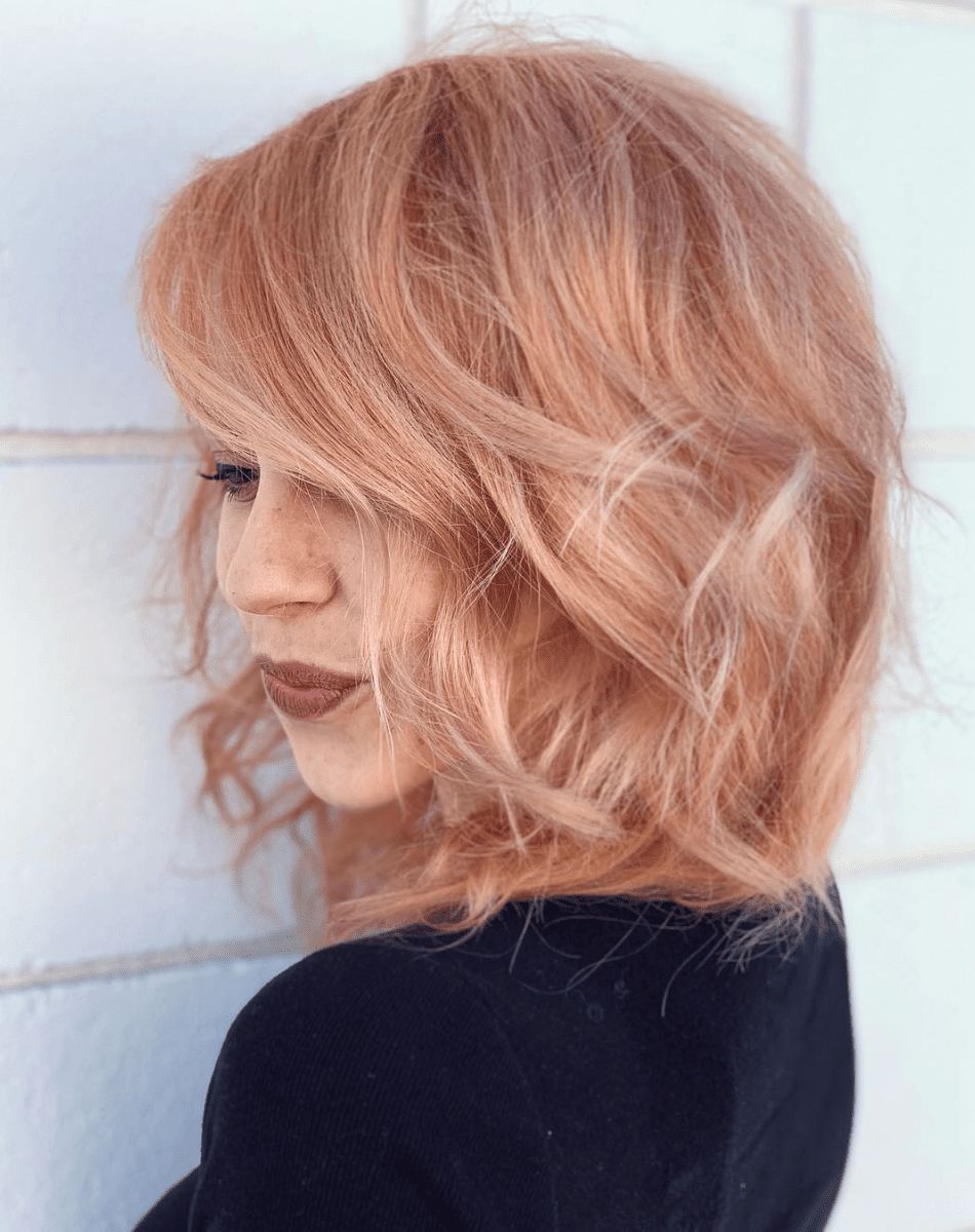 Soft Peachy Strawberry Blonde Tone Visual Idea Soft Peachy Strawberry Blonde Tone Visual Idea