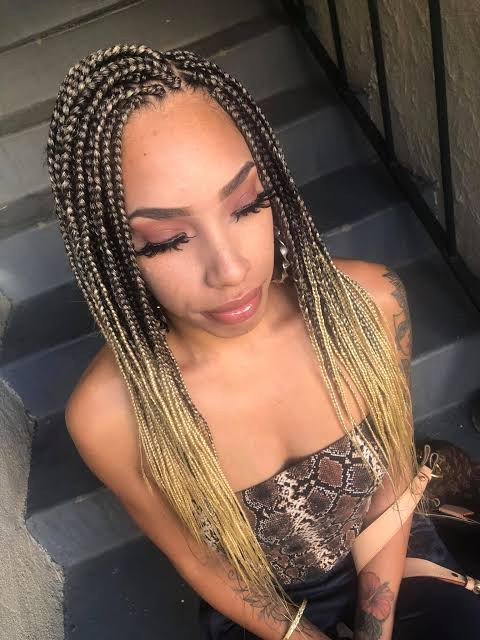 Bra Strap Ombre Braids