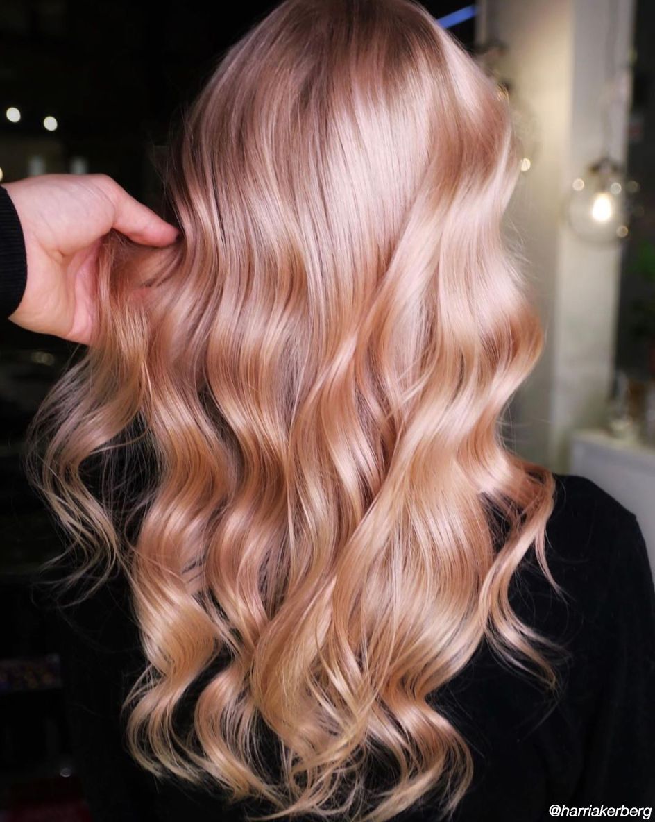Soft Rose Gold Blonde With Subtle Highlights Soft Rose Gold Blonde With Subtle Highlights — Low Maintenance Hair Color