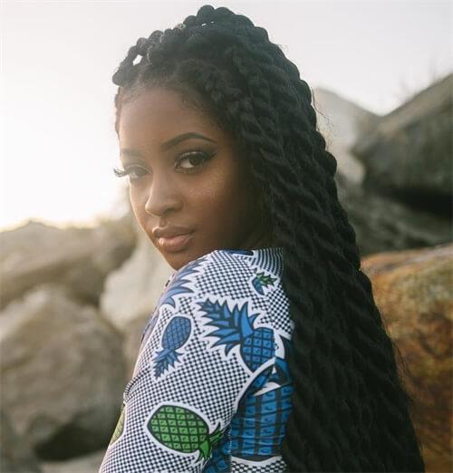 Full Voluminous Coily Twists Full Voluminous Coily Twists — Crochet Hairstyles