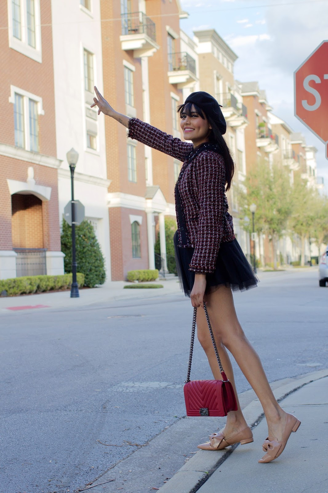 Tweed Jacket and Tulle Skirt for a Fashionable Statement — Orlando Outfits